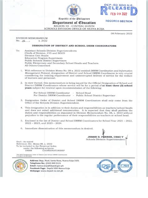 DM No. 24, s. 2022 2022 Regional Invitational Sporting Events .